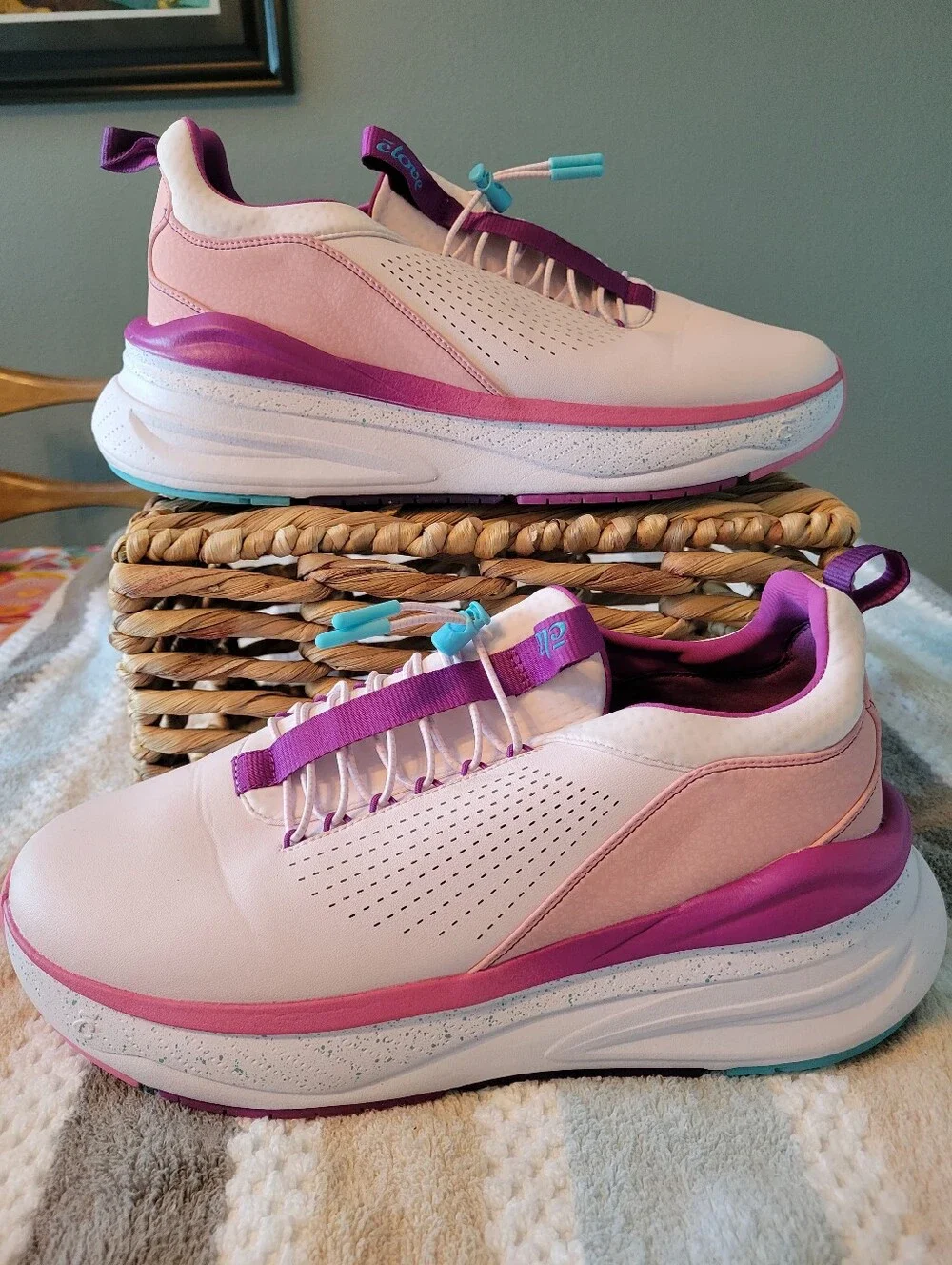 Clove Forte Sneakers Shoes Light Pink / Violet / White Women's 12.5 / Men's 11